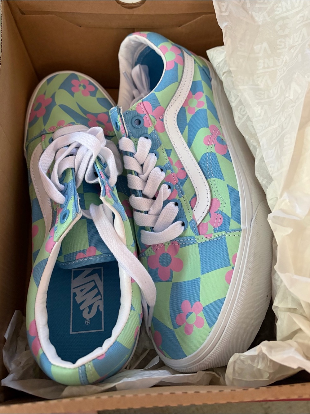 Vans Multicolor Canvas Low-Top Sneakers - Picture 3 of 6